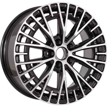 KDW KD1730 7x17 5*108 Et:42 Dia:65,1 Black_Front_Polished KDW KD1730 7x17 5*108 Et:42 Dia:65,1 Black_Front_Polished