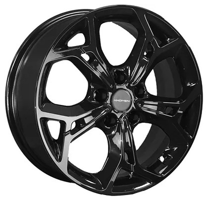 Khomen 1702 7x17 5*114,3 Et:48 Dia:56,1 Black Khomen 1702 7x17 5*114,3 Et:48 Dia:56,1 Black