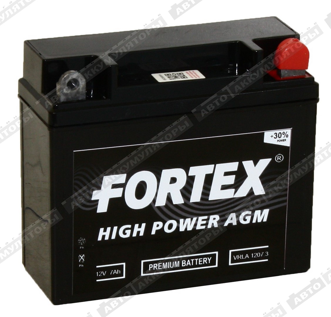 АКБ Fortex 7 Ач VRLA 1207.3 (YTX7DL-BS) АКБ Fortex 7 Ач VRLA 1207.3 (YTX7DL-BS)