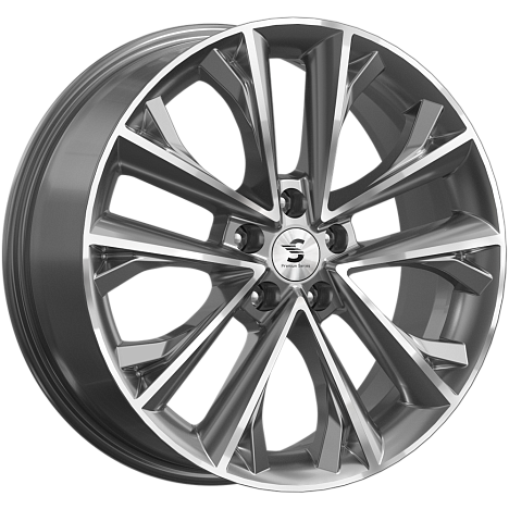 Premium Series КР012 7x18 5*112 Et:43 Dia:57,1 Diamond Gloss Graphite Premium Series КР012 7x18 5*112 Et:43 Dia:57,1 Diamond Gloss Graphite