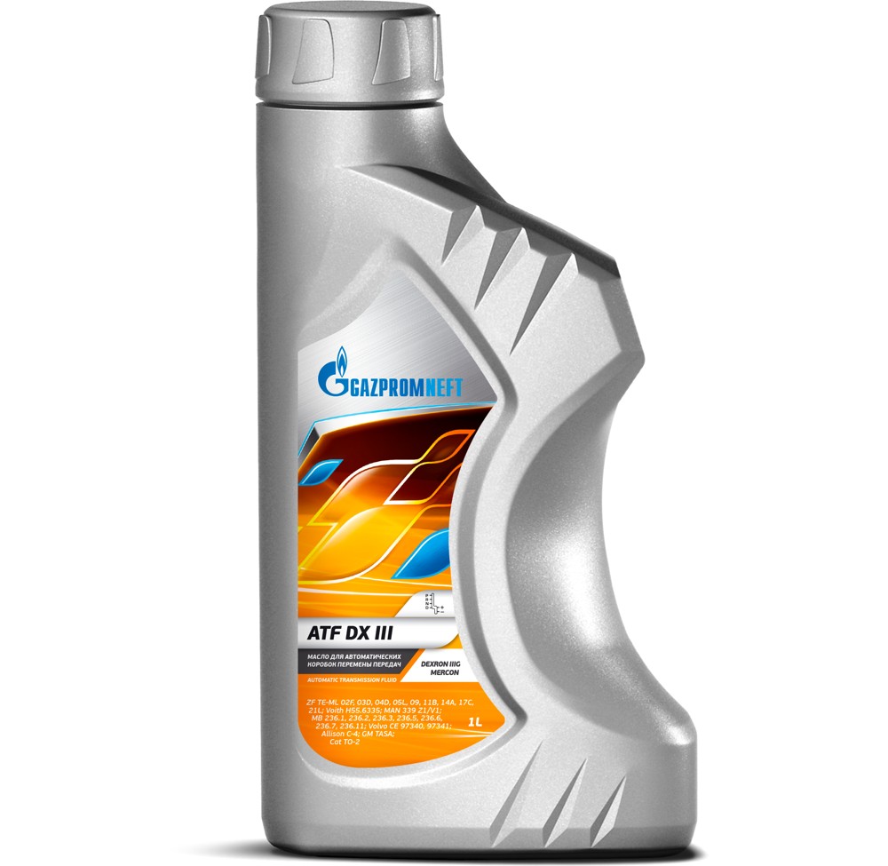 Масло трансмиссионное Gazpromneft ATF DX III 1 л канистра
