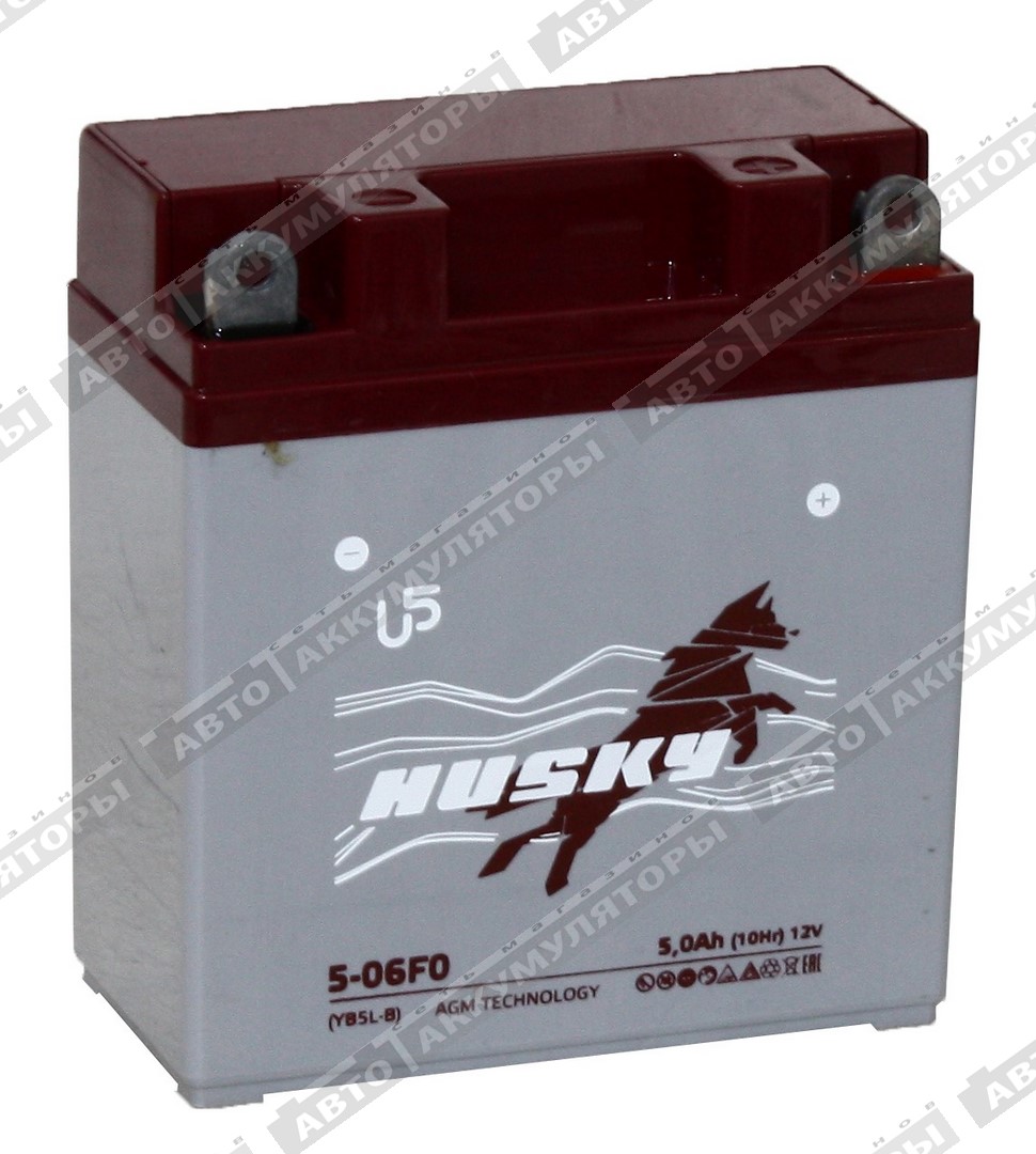 АКБ HUSKY 5 Ач 5-06F0 (CT 1205.1, 12N5-3B) АКБ HUSKY 5 Ач 5-06F0 (CT 1205.1, 12N5-3B)