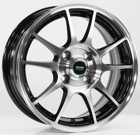 Megami MGM-5 6x15 4*100 Et:50 Dia:60,1 BKF Megami MGM-5 6x15 4*100 Et:50 Dia:60,1 BKF