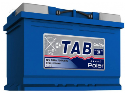 АКБ 6СТ - 75 Ач TAB Polar VL Euro выс. АКБ 6СТ - 75 Ач TAB Polar VL Euro выс.