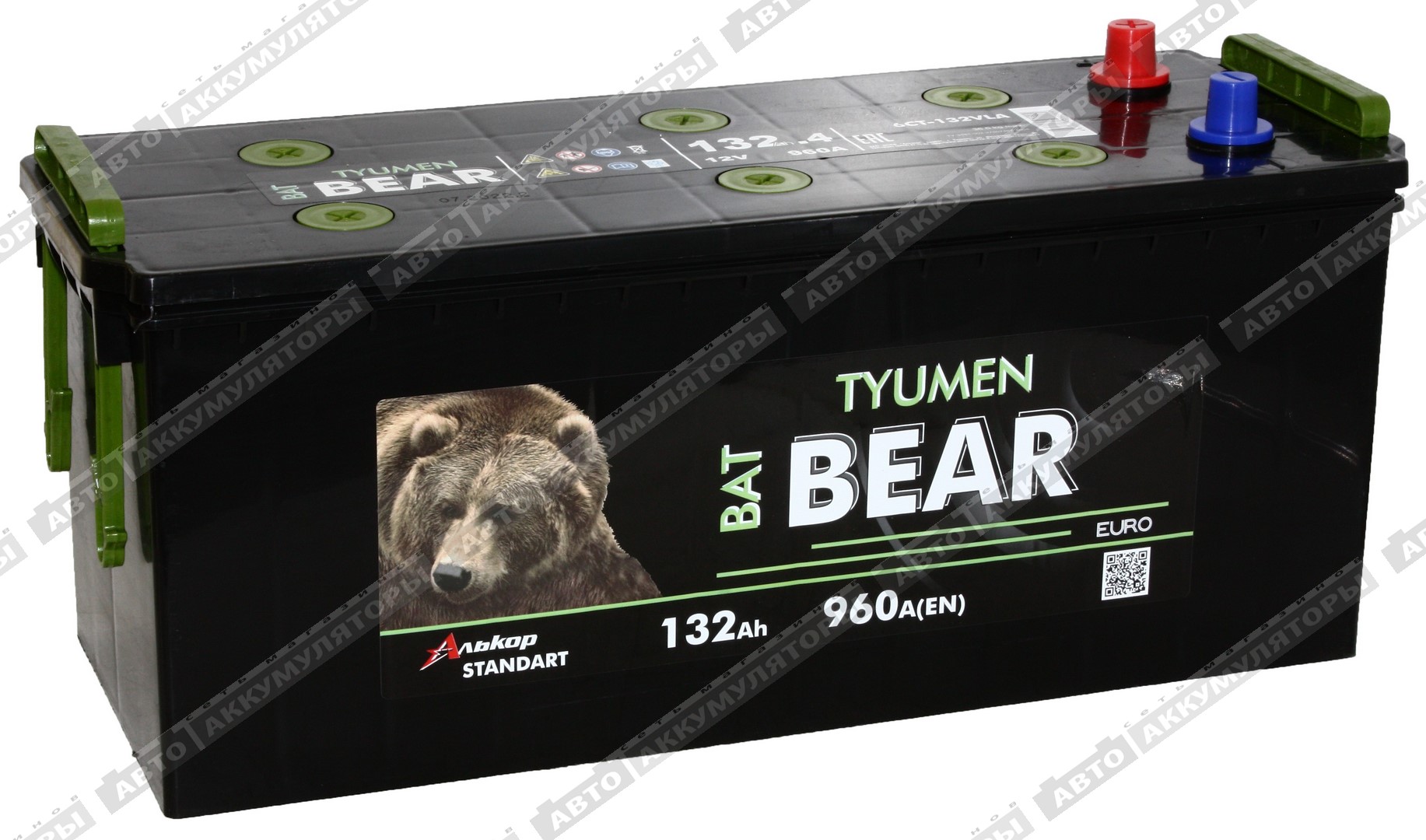 АКБ Batbear 132 Ач 6СТ-132VLA (черный) АКБ Batbear 132 Ач 6СТ-132VLA (черный)
